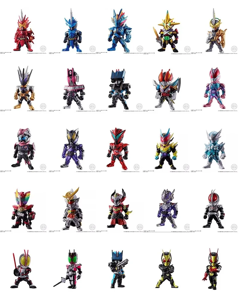 Bandai Original Japan Gashapon Kamen Rider Kawaii Anime Figurine FW CONVERGE 23 24 25 Action Figure Models Capsule Toys Gift