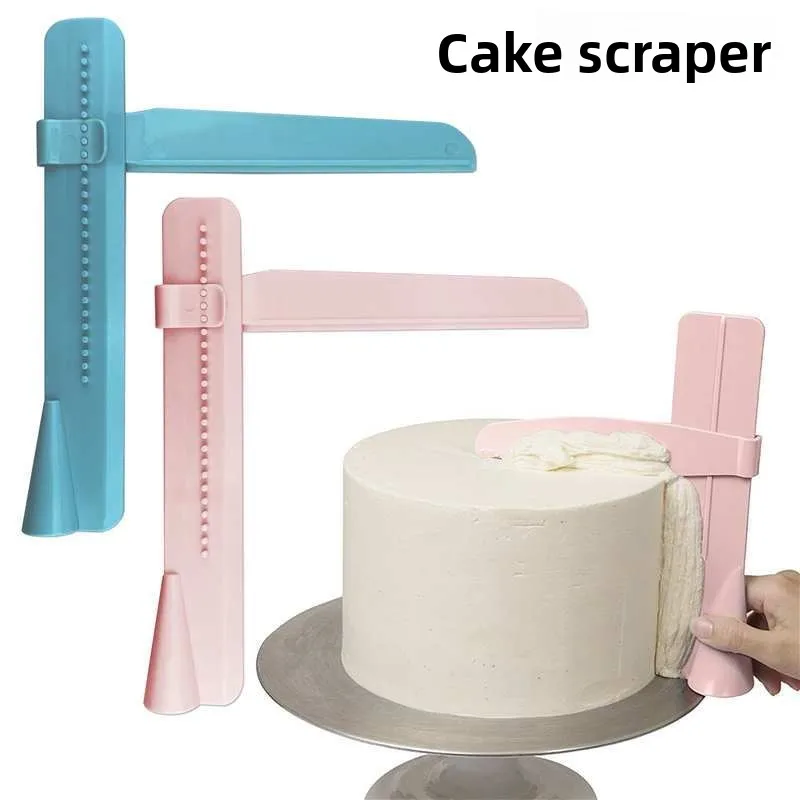 Baking tool Adjustable height cake smoother Cream scraper spatula Baking cake surface smoothing artifact