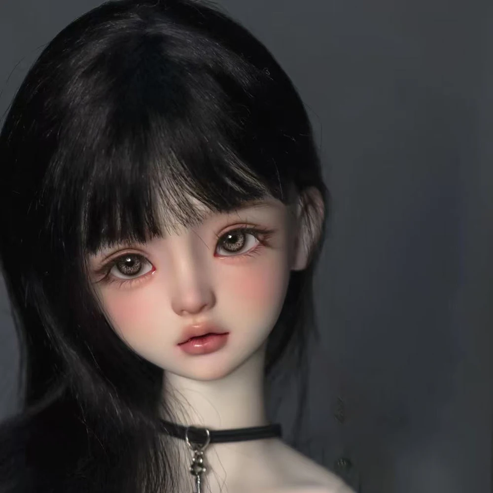 New 1/3 BJD Doll Head Girl No Makeup Resin Material DIY Doll Head No Makeup Head For 1/3 BJD Doll Body