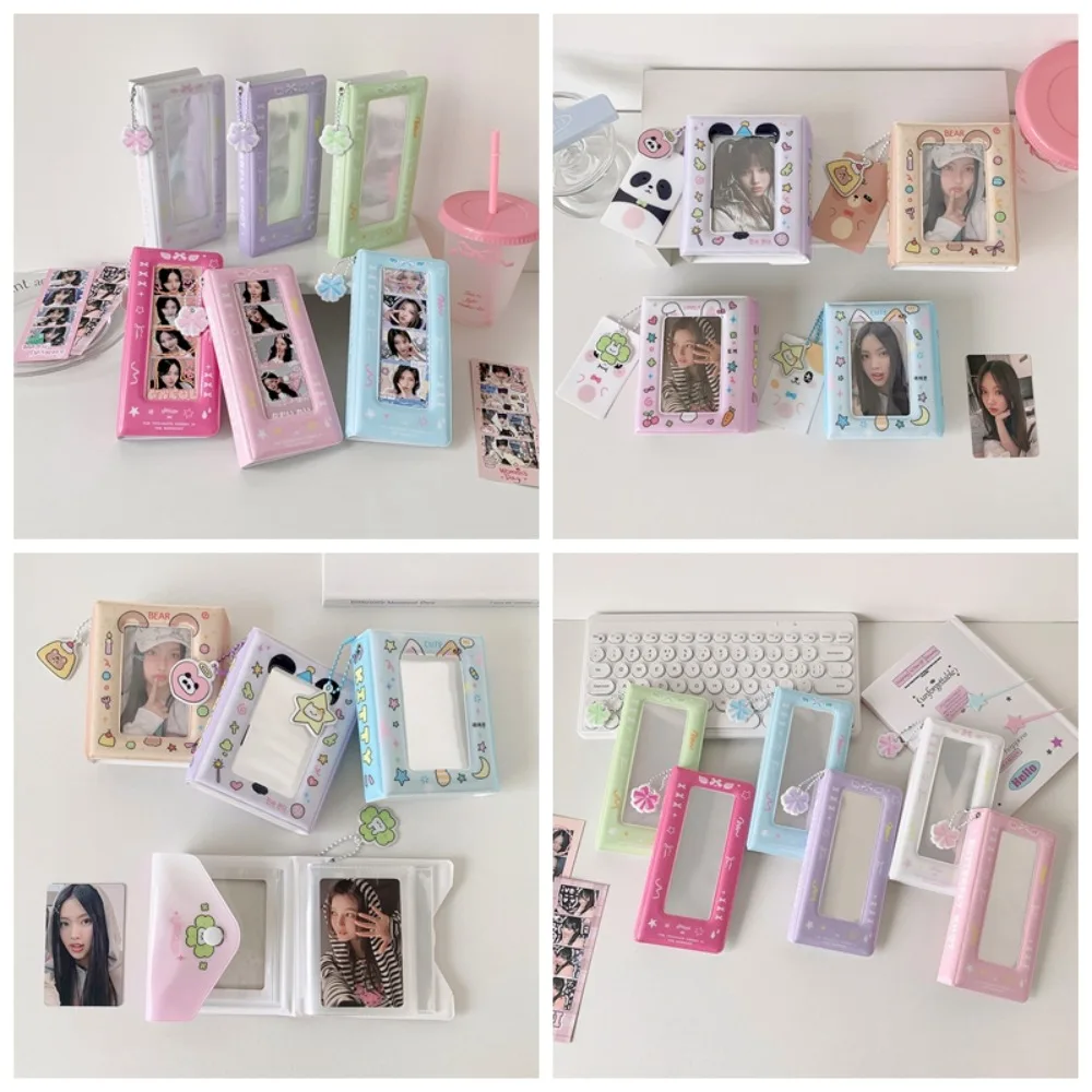 3in ID Photo Korean Photocard Holder PVC Card Cover Idol Photo Card Idol Card Display Protector Decoration Picture