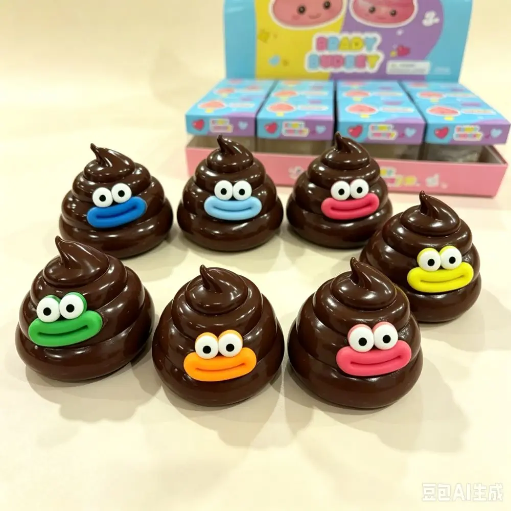 Joke Tricky Blocks Filled Squishy Hand Relax Sound Effects Handmade Ball Soft TPR Pinch Fidget Sensory Toy Children Gifts