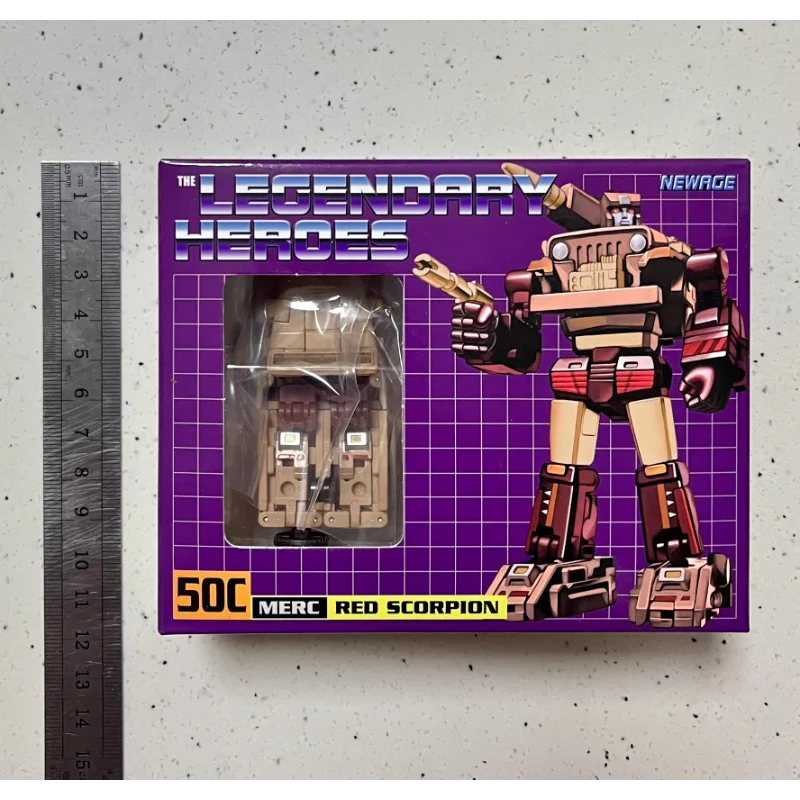 【Spot Goods】Original Transformed Toys NEWAGE NA H50C Red Scorpion Detective Repaint Action Doll