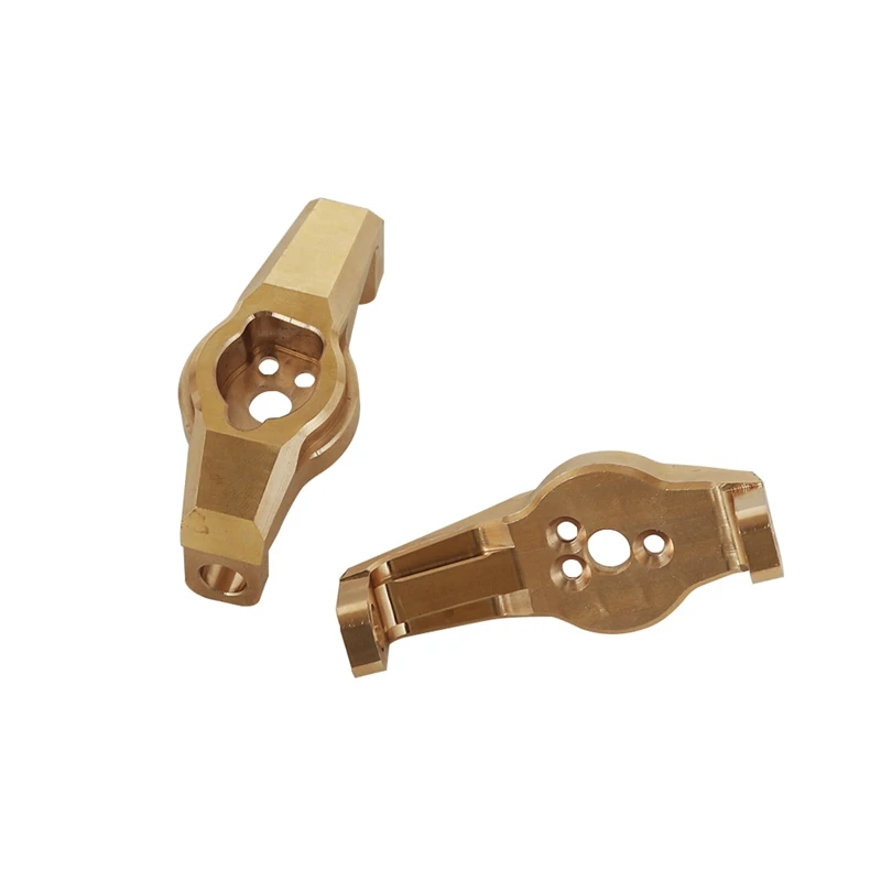 

1 Set Brass Steering Knuckle & Hub Carrier & Knuckle Portal Cover Counterweight for 1/10 RC Crawler Traxxas TRX4