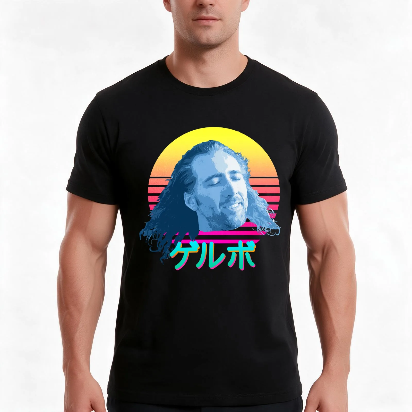 Nicolas Cage Stage Name Actor Filmmaker Coppola Received Many Awards Funny T-Shirt, Summer Casual Cotton Tee, Unisex Men Women