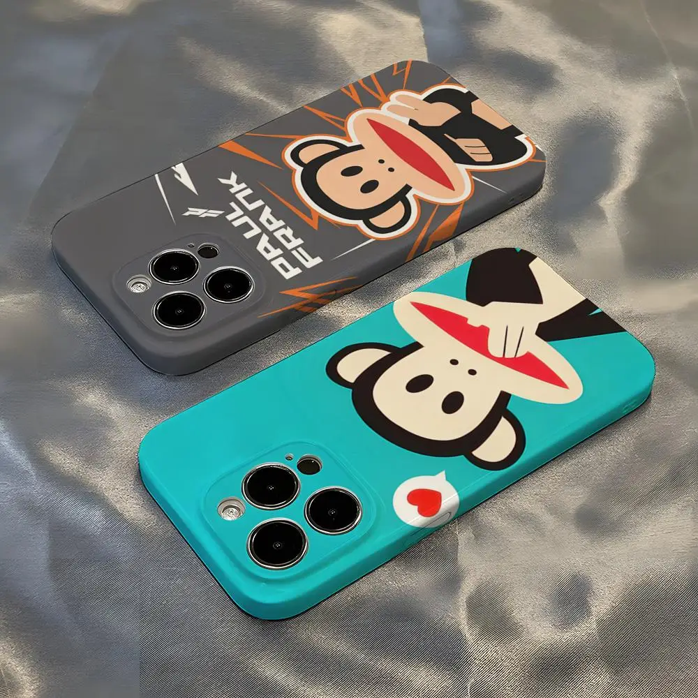 P-Paul F-Frank Capa de telefone para iPhone 16 Pro Max 15 14 13 12 11 Pro Max 11Mini 2025 16Plus Capa de filme HD brilhante
