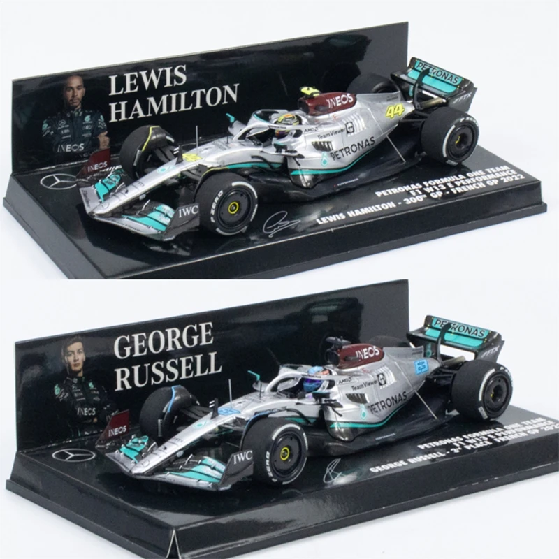 

MINICHAMPS 1:43 2022 F1 MB PETRONAS W13 E PERFORMANCE FRENCH GP Resin Model Car