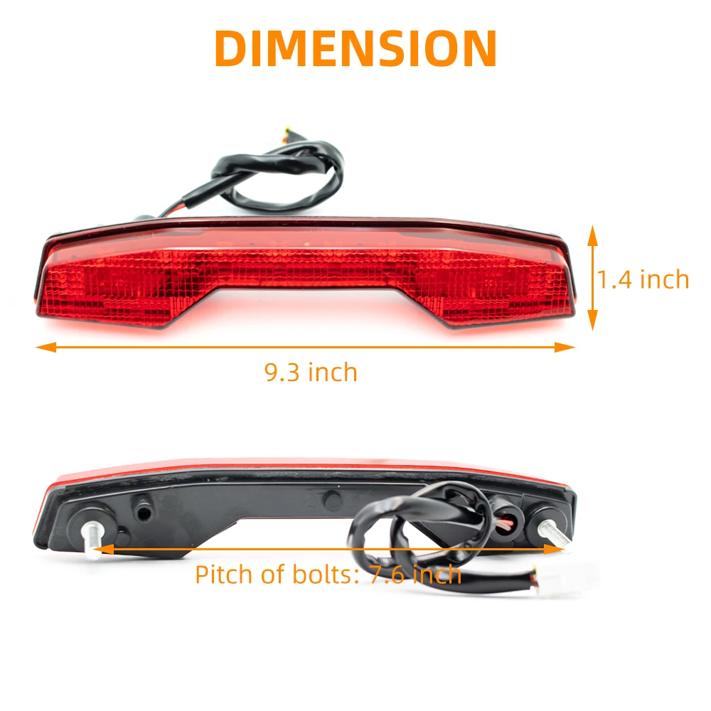 ATV LED Tail Light Assembly Rear LED Brake Light for Suzuki LT-R450 LT-R450(Z) LTR450 QUADRACER 2006 2007 2008 2009 2010 2011