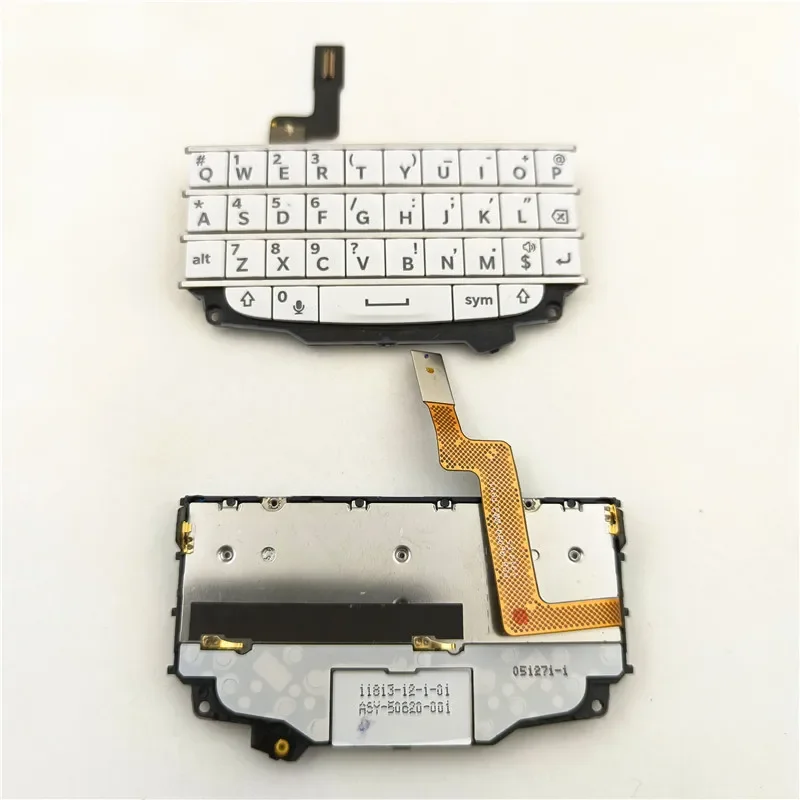 For BlackBerry Q10 Mobile phone English Keyboard Button With Flex Cable Replacement Parts