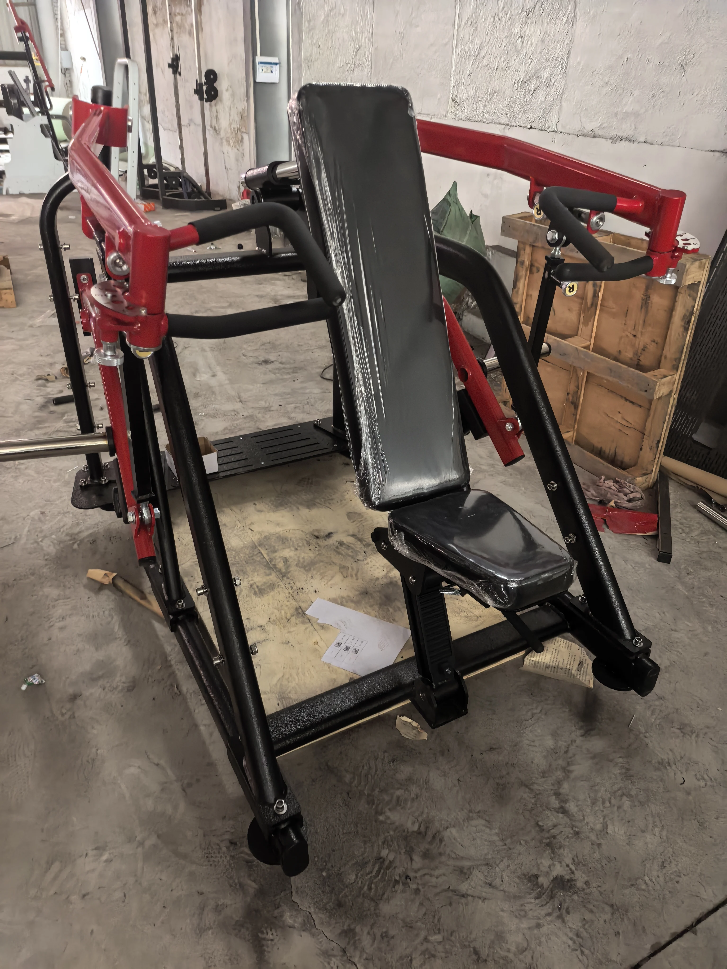 Chinese Commercial Fitness Equipment Dual-plate Loaded Adjustable Chest Trainer Iso Lateral Super Incline Chest Press Machine
