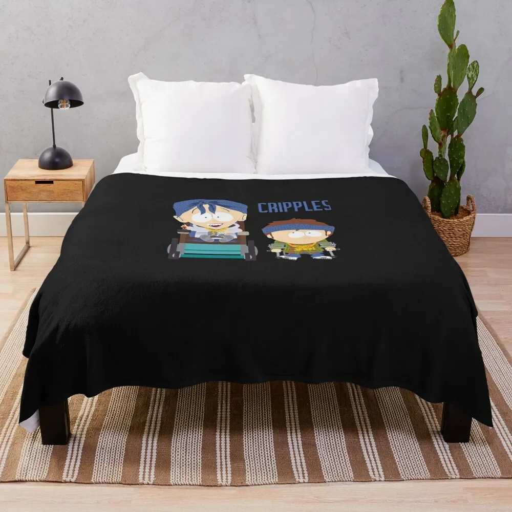 

South Park Jimmy and Timmy CRIPPLES Classic T-Shirt Throw Blanket Luxury St Beach Blankets Sofas Of Decoration Blankets