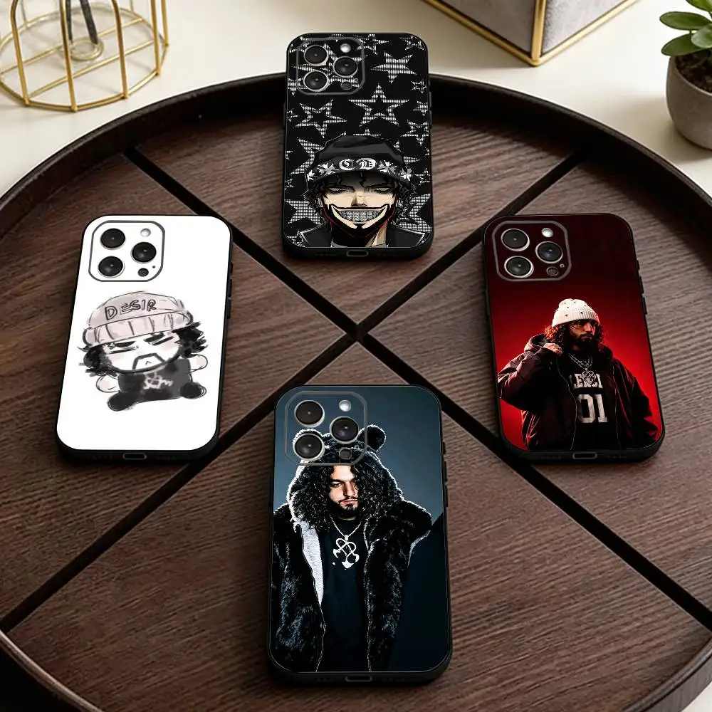 R-Rapper O-Odetari    Phone Case For iPhone 17,16,15,14,13,12,11 Plus,Pro Max,XS,Soft Silicone Black Cover