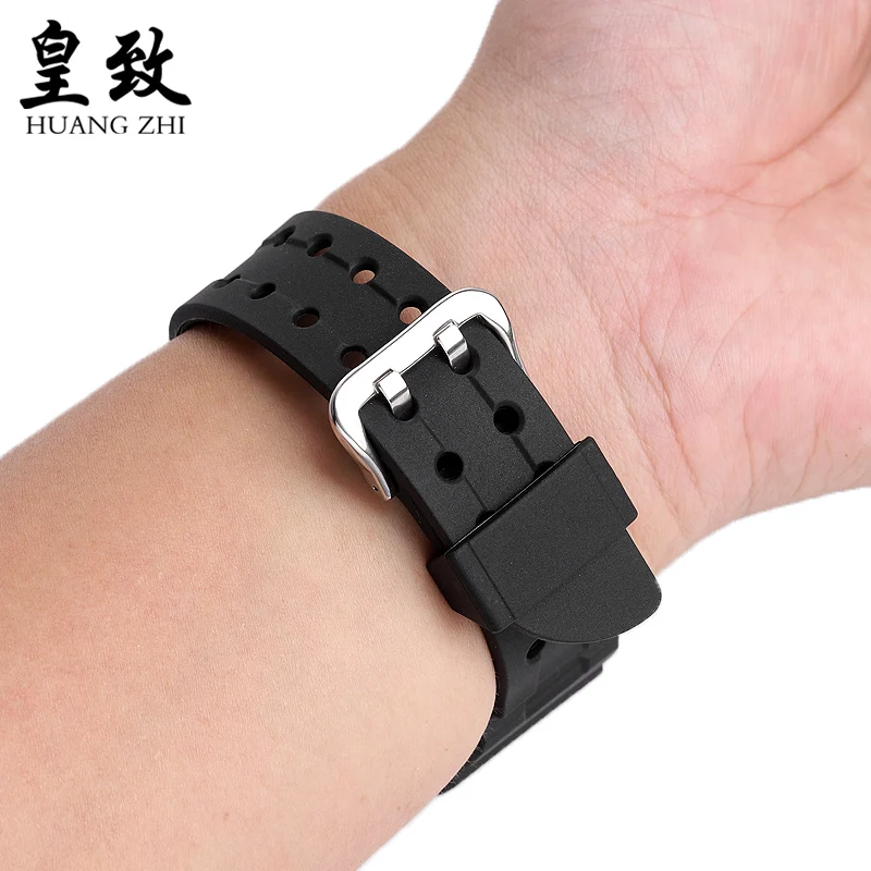 Casio G-shock 3184 GWF-1000รุ่น frogman สายกันน้ำผู้ชาย Tali Jam Tangan silikon สีดำสายรัดข้อมือสายรัดข้อมือสำหรับเล่นกีฬา