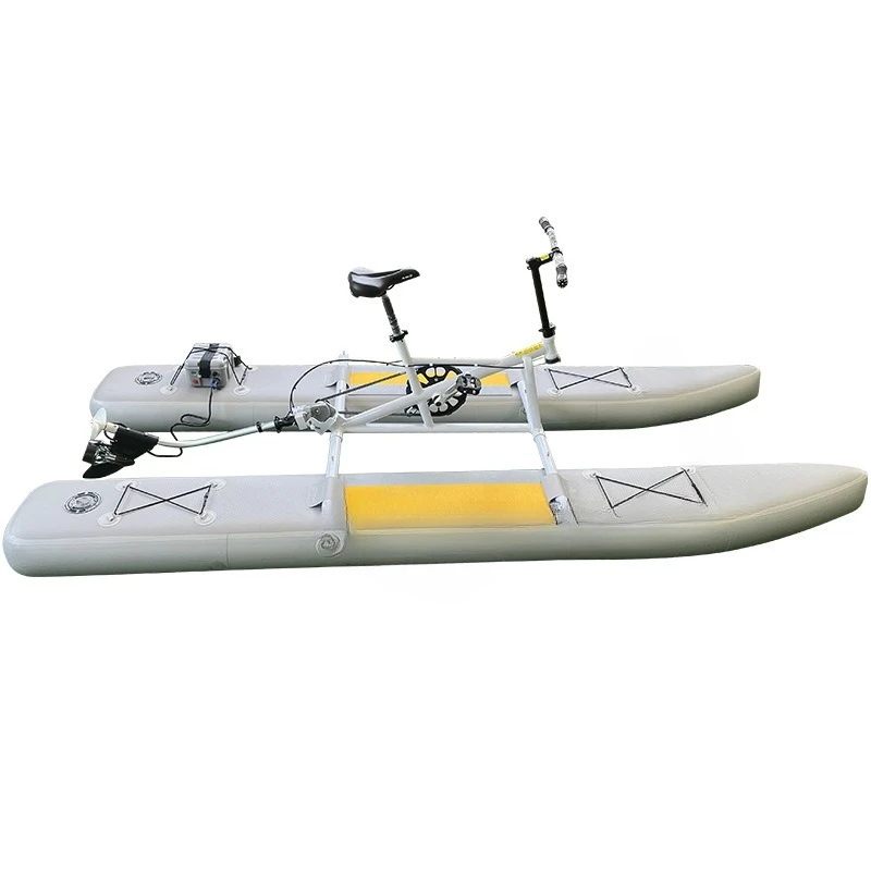 

Inflatable single pedal, electric water bike, water bike
