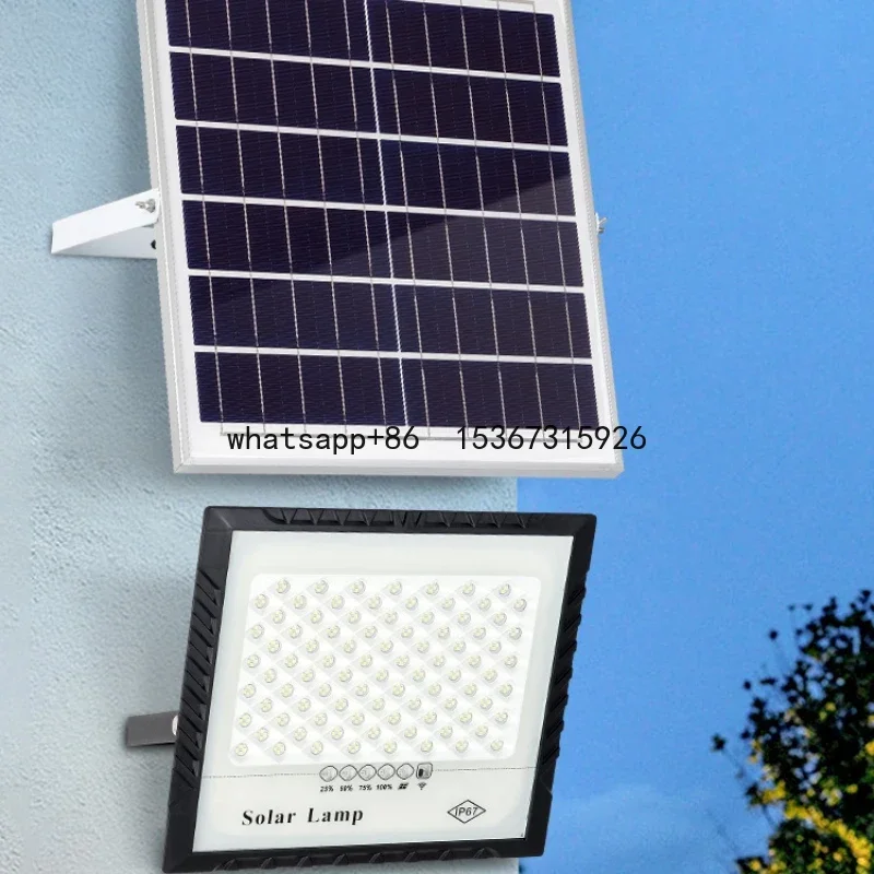 

Outdoor Solar Floodlight IP67 Waterproof Solar Light LED Energy-saving Remote Control High Brightness Courtyard Garden Light