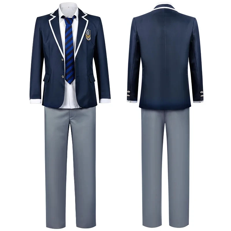 

Adult Men Anime Cosplay Isagi ICHINAN High School Uniform Costume or wig fg8'.