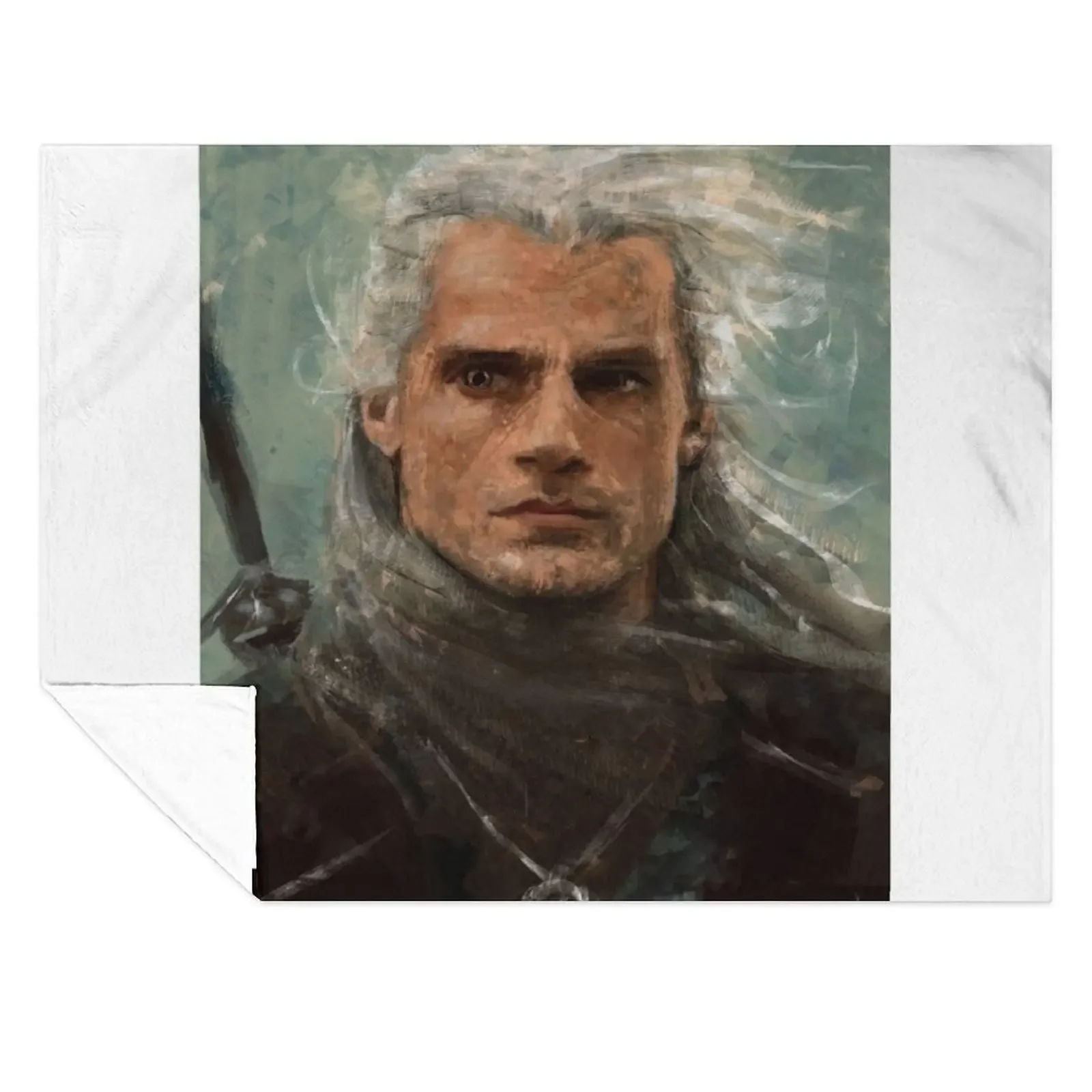 

Henry Cavill - Geralt of Rivia Throw Blanket Luxury Thicken valentine gift ideas Bed heavy to sleep Blankets