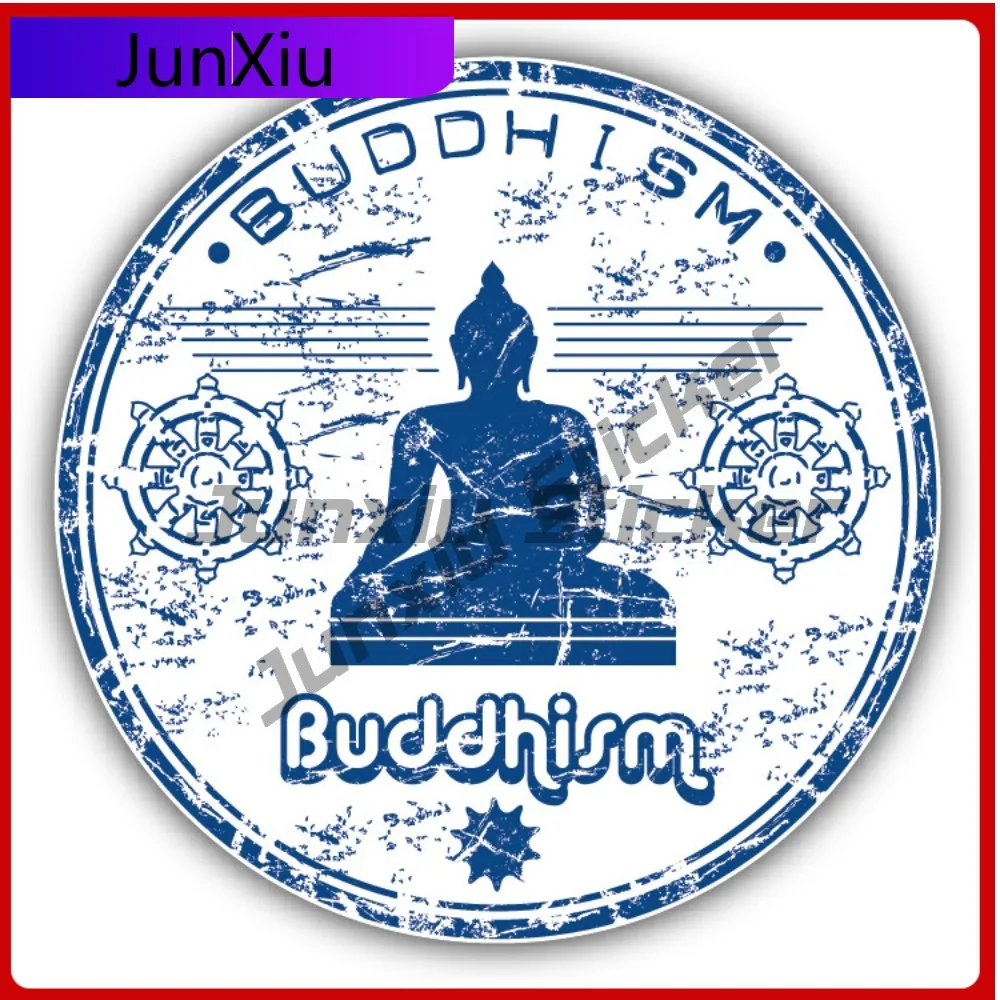 

Buddhism Creative Sticker Stamp Car Decal Bumper Stickers ''Sizes'' Anime Style Car Use For Rear Wind Vehicle Exterior Decora