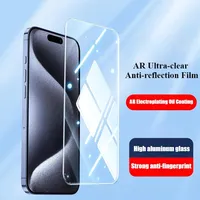 Anti-reflection Tempered Glass Screen Protector for Iphone 16 15 X XR XS XSMax 11 12 13 14 Pro Max Plus Cover Protective Film