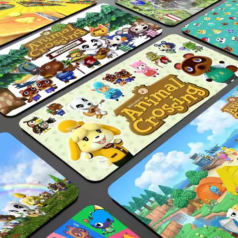 Animal Crossing Computer Mouse Pad Gamer Desk Mat Office Accessories Pc Cabinet Mousepad Keyboard Gaming Mats
