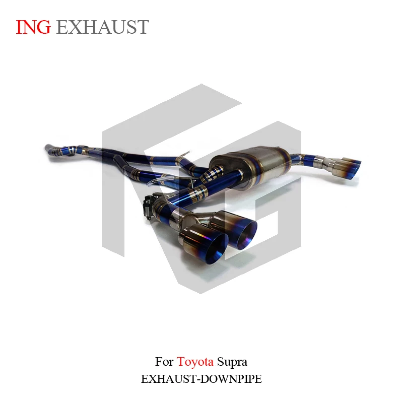 ING Performance Titanium Alloy Exhaust for Toyota Supra A90 3.0T Remote Control Electric Valve Catback Auto Accessories System