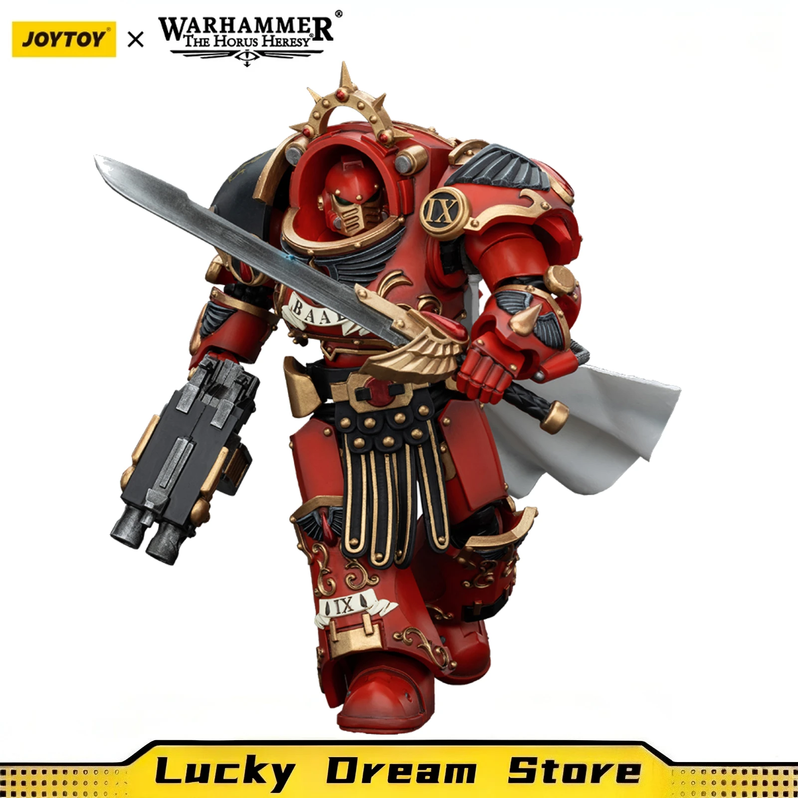 

【JOYTOY】1/18 Фигурка Warhammer 40K Horus Heresy Blood Angels Legion Praetor in Tartaros Terminator Armour Toy