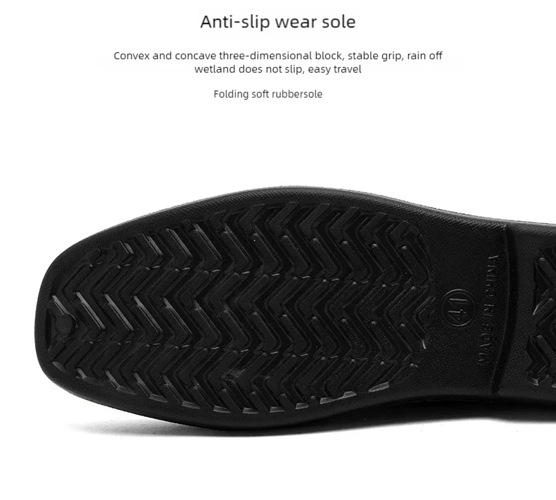 Hotel-Kochschuhe Vier Jahreszeiten Neue Wasserdichte Rutschfeste Ölbeständige Küchen-Arbeitsschuhe Herren Leichte EVA Outdoor-Garten-Regenstiefel – Detail 4