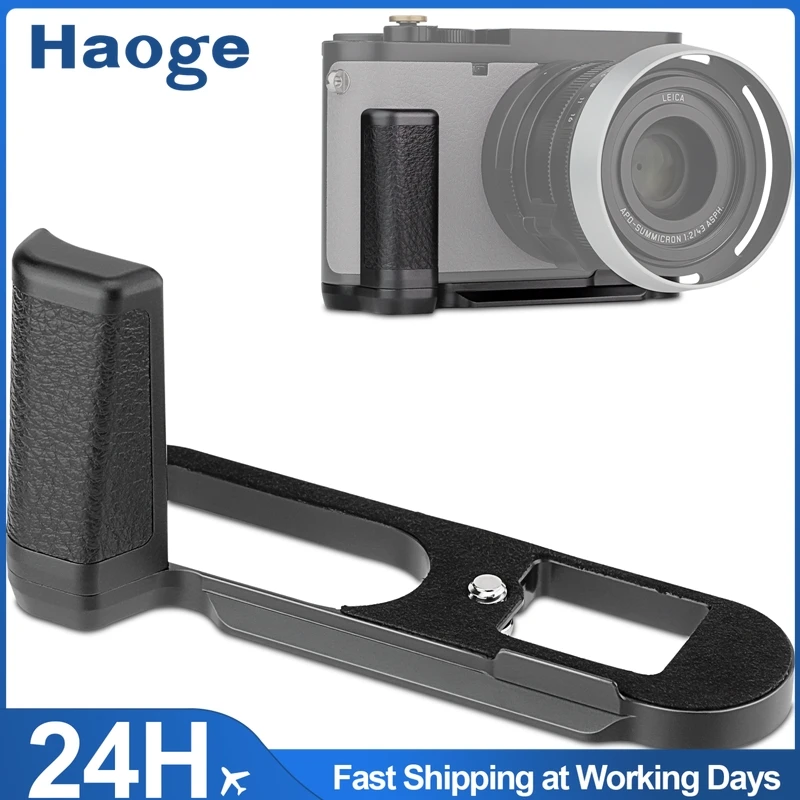

Ручка Haoge HG-Q3B для Leica Q3/Q3 43, корпус камеры, L-образный кронштейн, черный