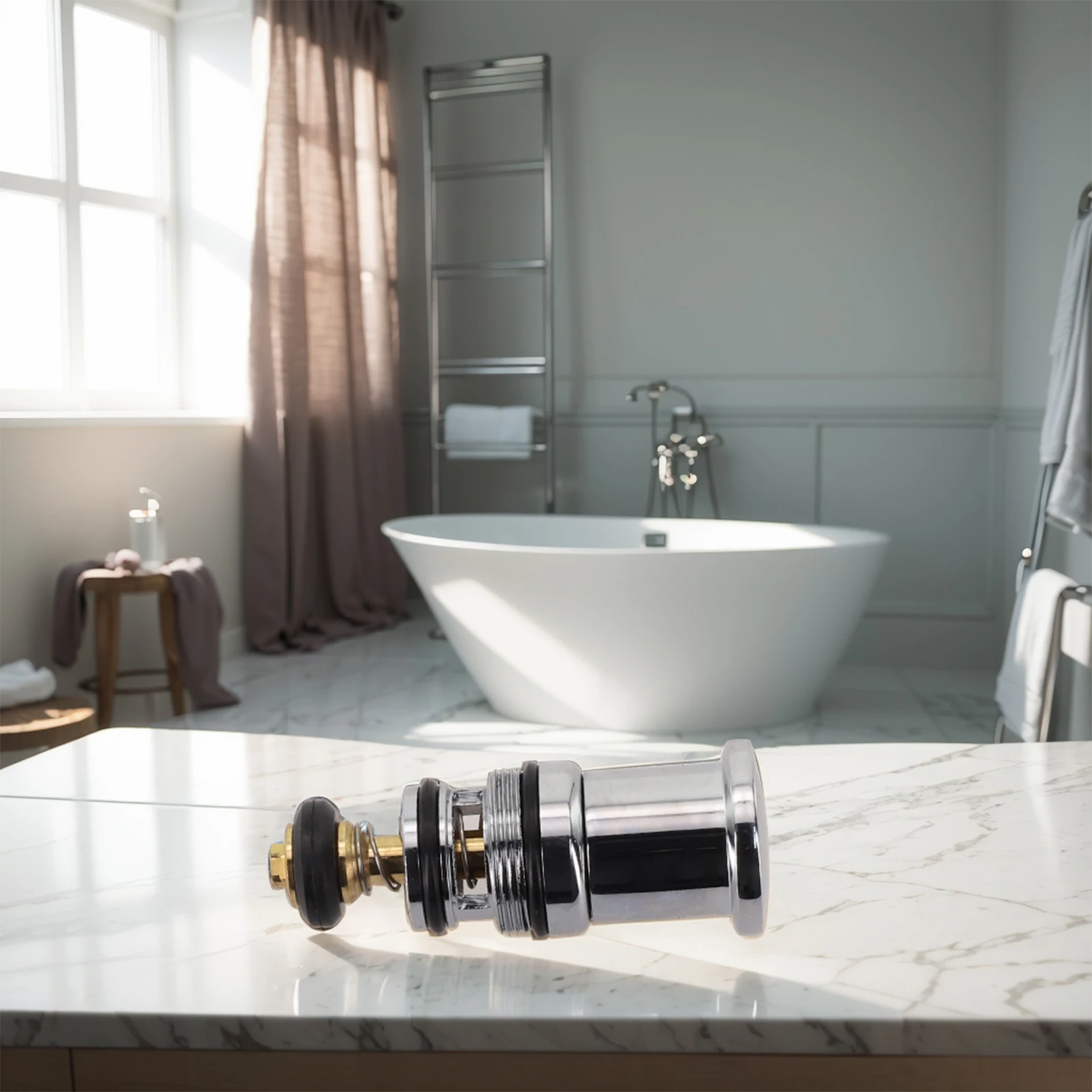 Bathing Experience Triple Bathtub Valve Pull-up Diverter As Shown Brass Lever Valve Core Lead-free Reliable Performance