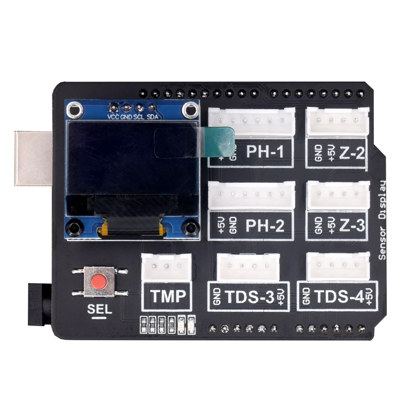 

Water Quality Testing Kit PH Turbidity TDS Temperature Testing Electronic DIY for A r d u i n o