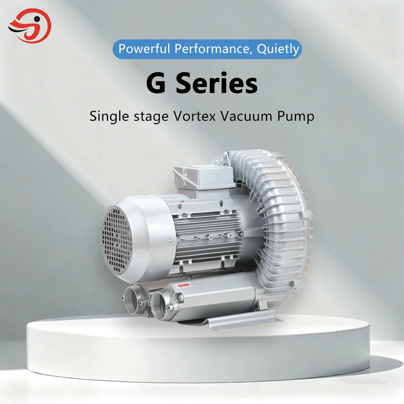 

220V/380V 3KW Oil Free Side Channel Blower Vacuum Pump for Fish Pond Aquaculture Aeration and Oxygen Supply