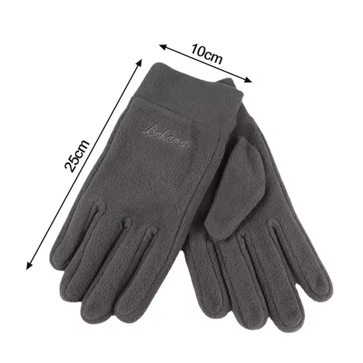 Guantes de invierno para hombre, guantes térmicos gruesos de lana cálida con dedos completos, resistentes al frío, a prueba de viento, para esquiar al aire libre, ciclismo, mitones para mujer