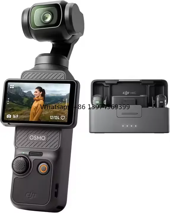 Top of the Line New Osmo Pack 3 Handheld Camera Comes Standard with a Full Set of Accessories 4k High-definition Dual Cameras
