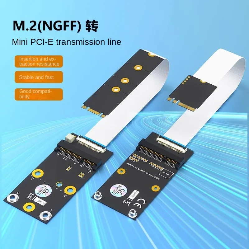

М. 2 клавиши A + E/B + M к Мини PCI-E удлинительная линия Mini PCI-E Wi-Fi сетевая карта Адаптерная плата
