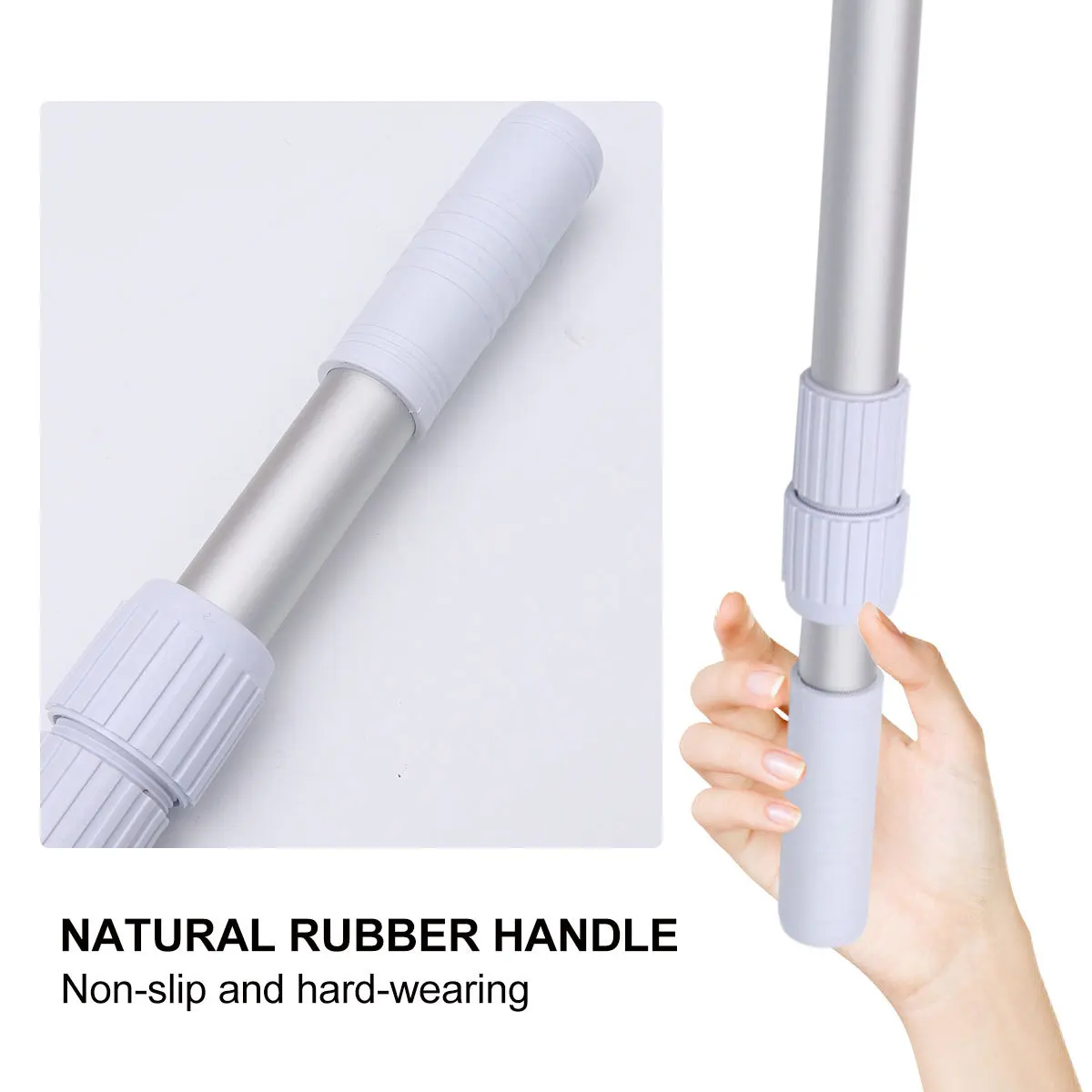 

Утолщенный чистящий алюминиевый столб, гибкий, выдвижной для обслуживания спасательного оборудования бассейна, съемный алюминиевый столб