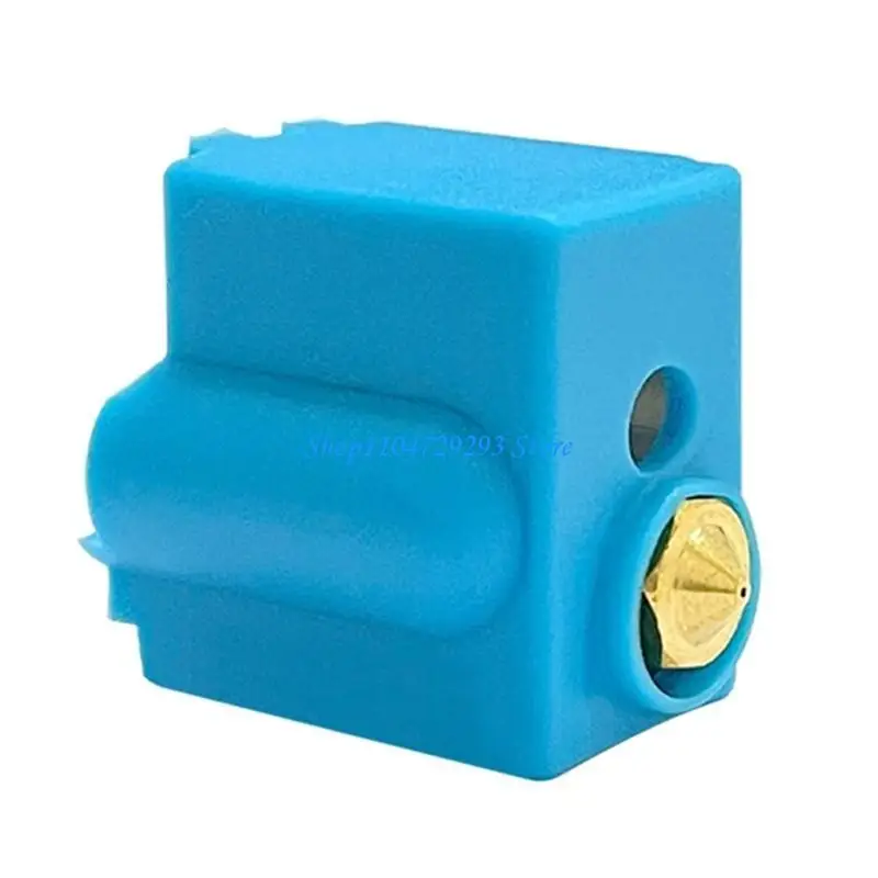 Heating Block Cover for Case High Temperature Resistance Silicone Socket 3D Printer Accessories 1 Blue