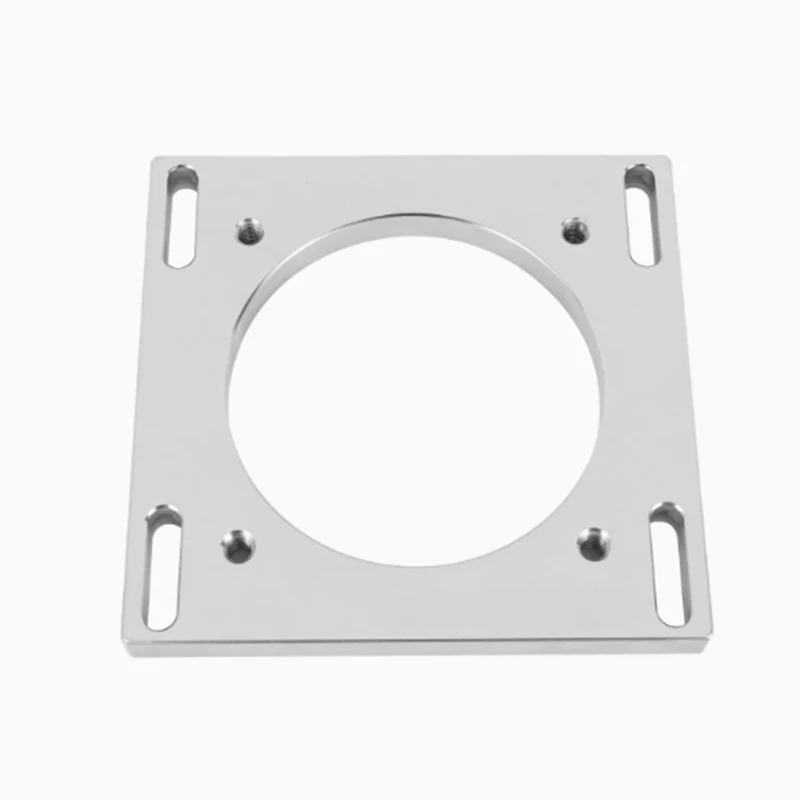 

CNC aluminum alloy precision machining, square mechanical mounting plate with holes, annular hole mechanical fixing plate