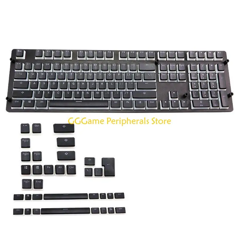 

U55B Keycaps For Mechanical Keyboard RGB Gamer Keyboards Black Switch