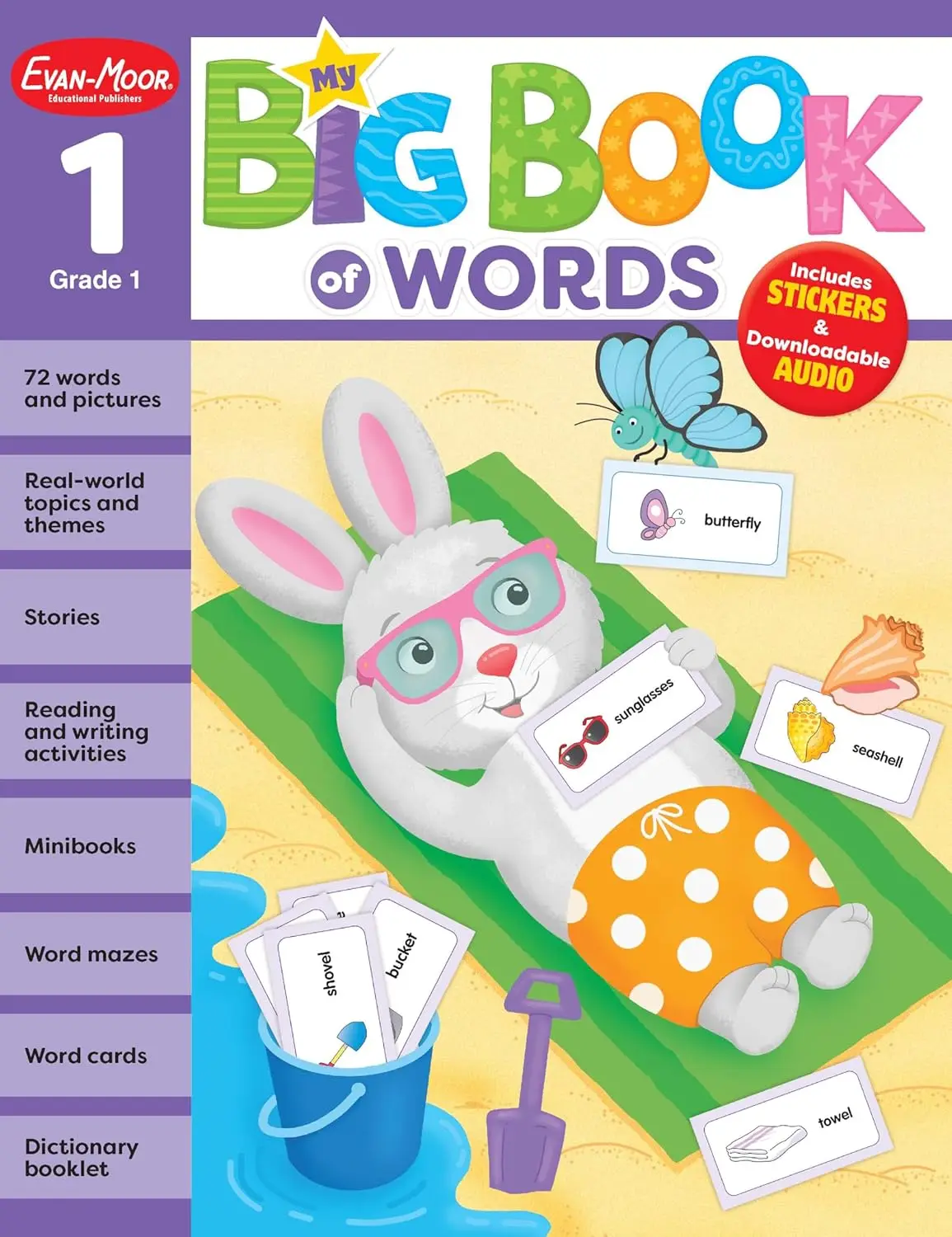 

Evan-Moor My Big Book of Words, Grade 1 Workbook,aged 5 6 7 8, English book 9781645142737