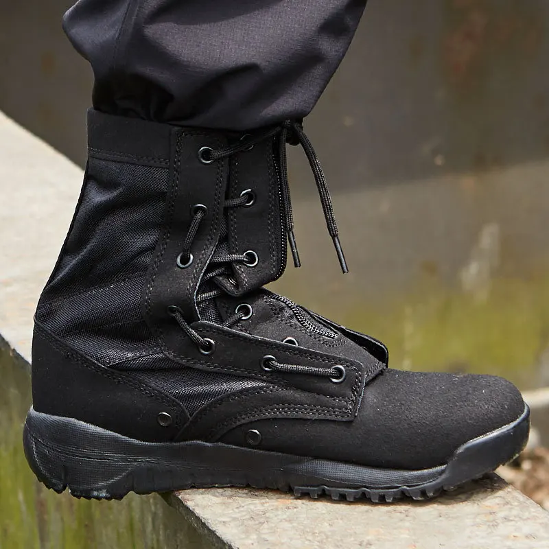 

Высококачественные парусиновые ботинки для скалолазания в пустыне, мужская дышащая уличная походная обувь, мужские ботинки, повседневная обувь до щиколотки, размеры 36-46