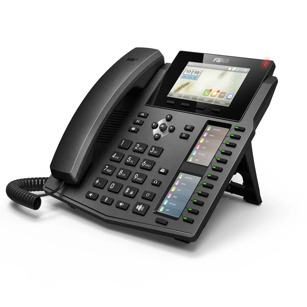 4.3 Inch Wall Mount Installation Voip Ip Phone For Desktop