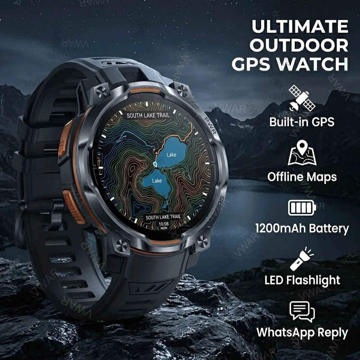 Watch Vs Smartwatch - Jam Tangan Pintar GPS Peta Offline