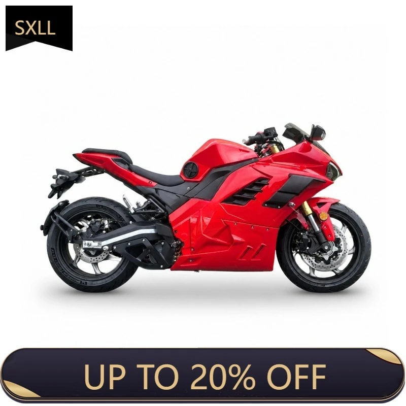 SXLL 72V160Ah Huge Battery Lithium Long Range 300km Electric Racing Motorcycle with ABS & Full-Color TFT Dash