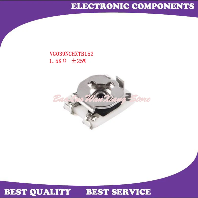 VG039NCHXTB152 1.5KΩ ± 25% 3x3 مصلحة الارصاد الجوية ، جديدة ومبتكرة ، في الأوراق المالية ، 10 قطعة للمجموعة الواحدة