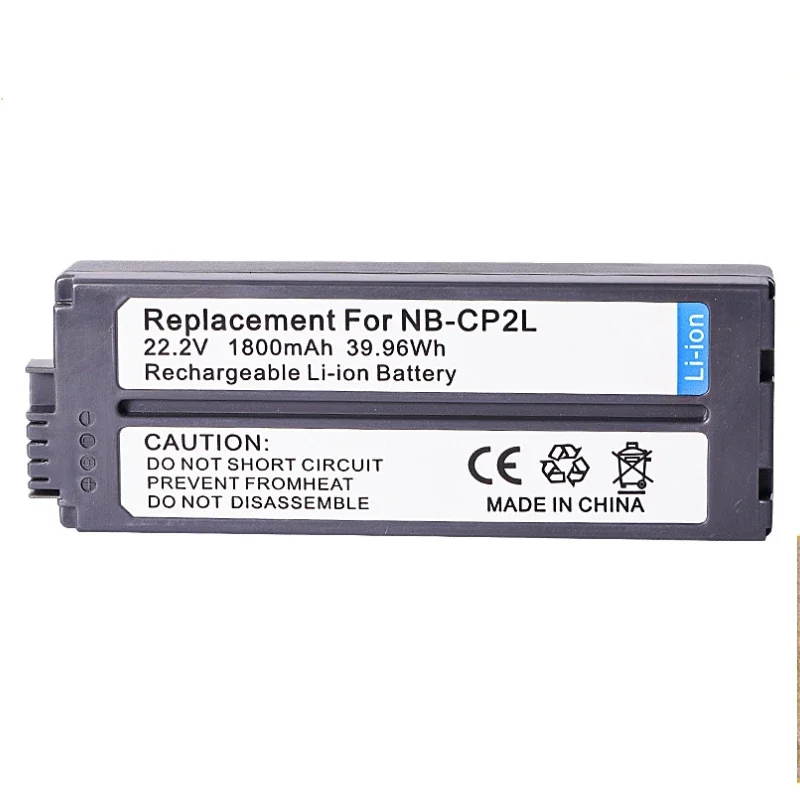 2pcs For Canon SELPHY NB-CP1L CG-CP200 CP1500 CP1300 CP900 CP800 NB-CP2LH NB-CP2L Battery 1800mAh Rechargeable Batteries view 5