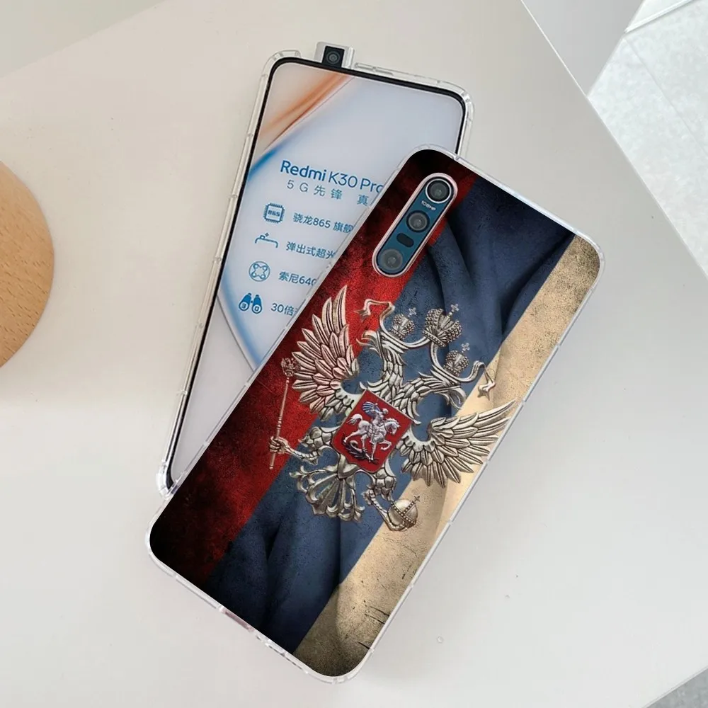 Russia Coat Of Arms Eagle Flag Phone Case for Samsung S21 A10 for Redmi Note 7 9 for Huawei P30Pro Honor 8X 10i Cover