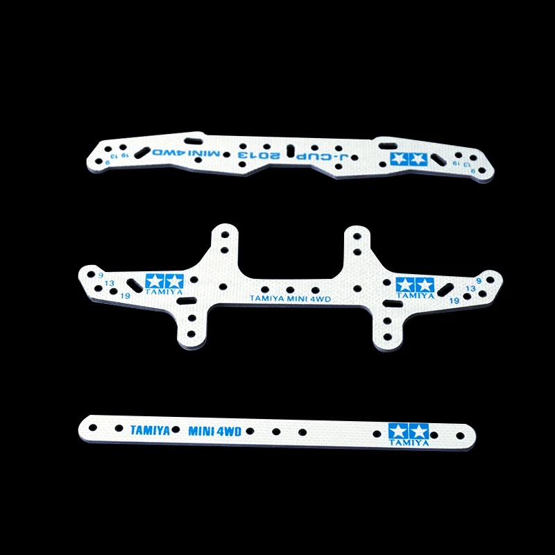 J-CUP 2013/2014/2015 1.5mm White Carbon Fiber Front/Rear Plate 94953/94954/95042/95043/95088/95089 For Tamiya MINI 4WD Parts