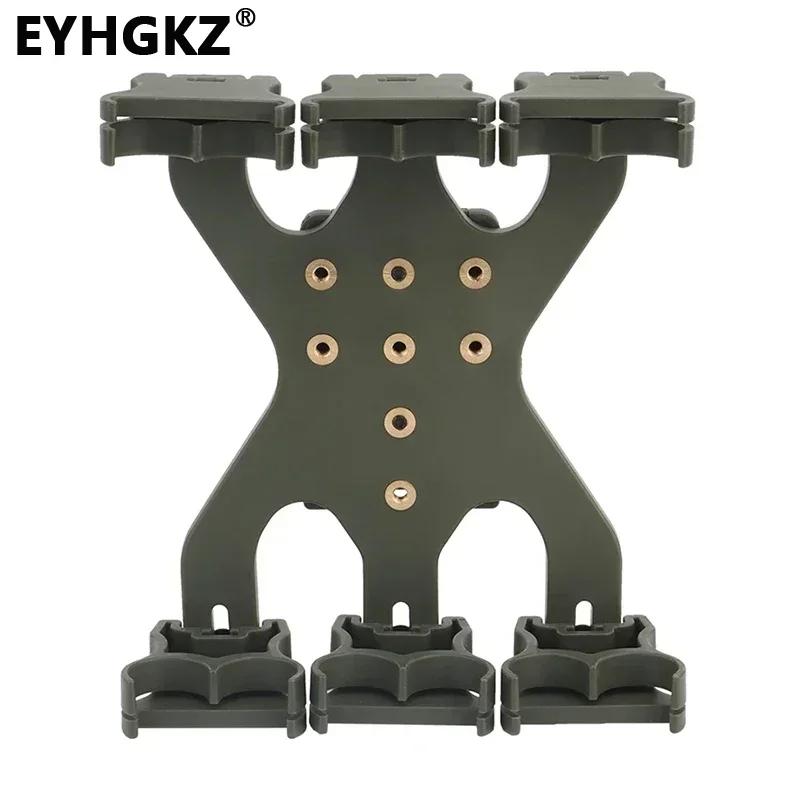 

EYHGKZ Tactical Belt Clip 12 Round Shotshell Holder Hunting Sports Magazine Molle Pouch Adjustable Ammo Adaptor Mag Accessorie