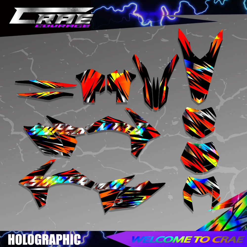 

Motorcycle New Style Team Graphics Background Decal Sticker Kit For KTM 125 200 250 300 350 450 500 XC2011 EXC 2012 Custom