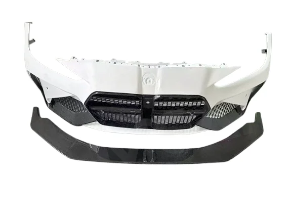 JMCARCOOL لسيارات BMW M3 M4 G80 G82 G83 2021 + ألياف الكربون الجافة الجبهة شفة مصد السيارة الناشر اكسسوارات السيارات #2