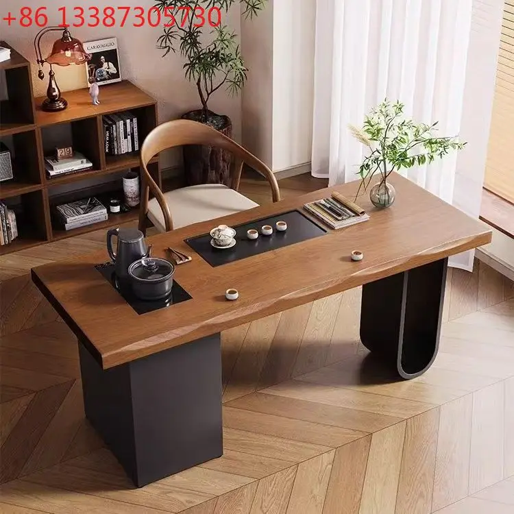 

Современный простой домашний балконный столик из массива дерева, специальный маленький чайный столик